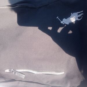 Black Polo Backpack with Logo